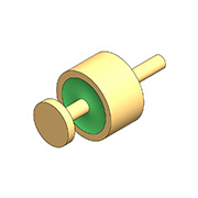 Impedância característica diferente de 50Ω - Tipo de cabeça de prego