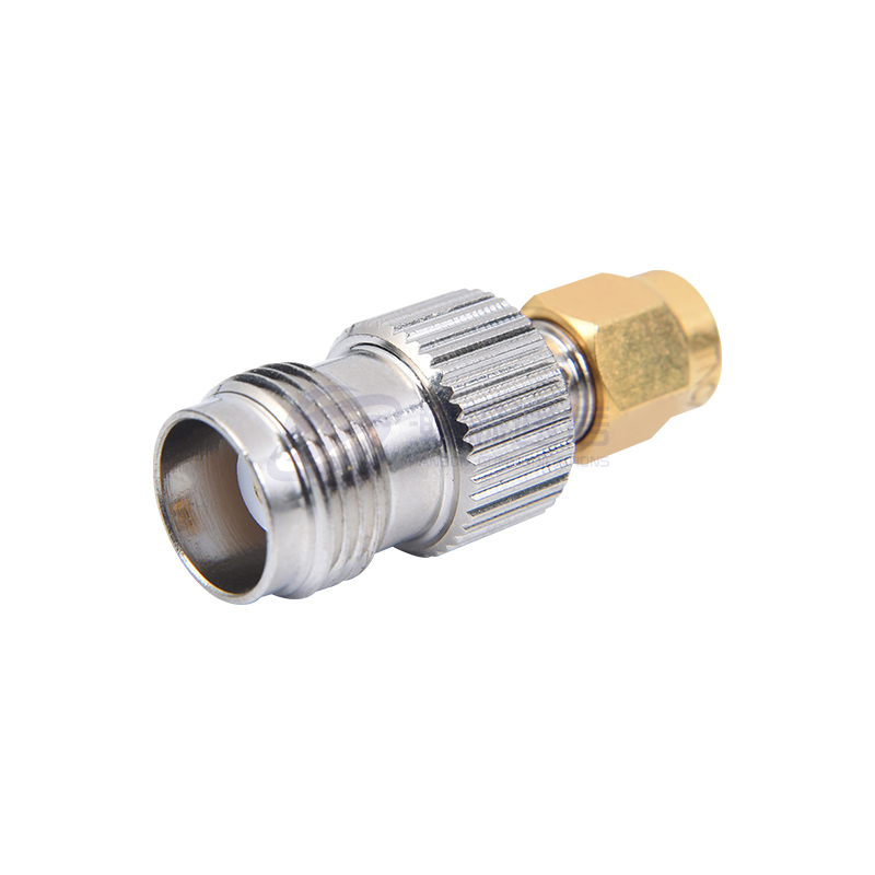 Adaptador coaxial RF série SMA para TNC